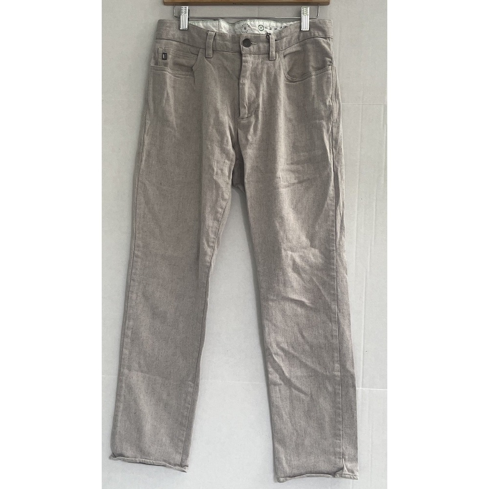 Linksoul Pants Mens 30S Gray COLORED DENIM JEANS Classic Straight Leg